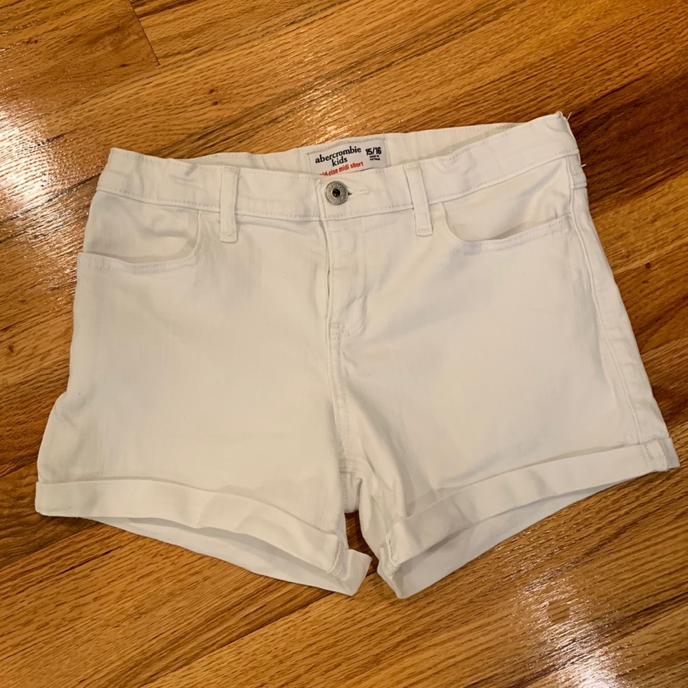 Abercrombie kids jean shorts